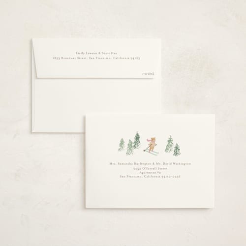 This is a strawberry baby shower invitations with standard by Jennifer Wick called apres bebe printing on signature in standard