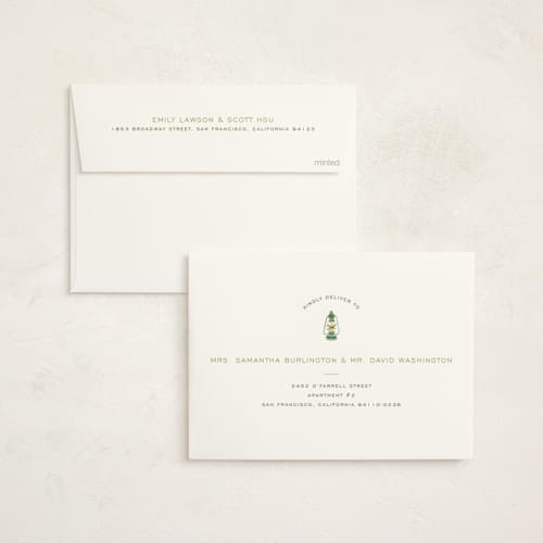 This is a forest baby shower invitations with standard by Reilly Kavanaugh called woodland baby shower printing on signature in standard