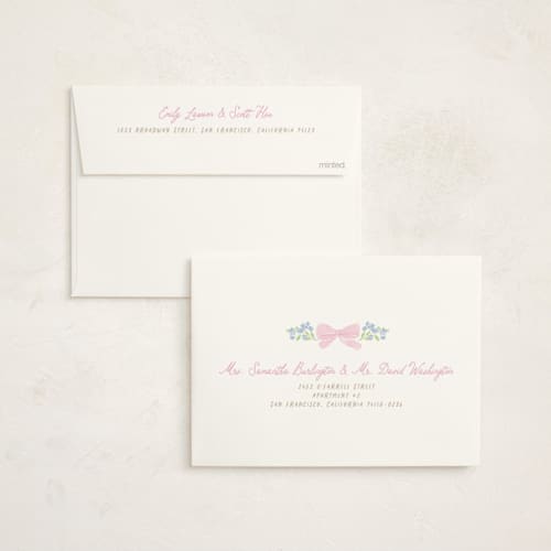 This is a cupcake baby shower invitations with standard by Creo Study called little fleur printing on signature in standard
