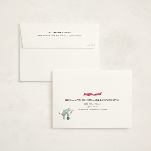 This is a celestial baby shower invitations with standard by Jill Delavan called favorite things printing on signature in standard