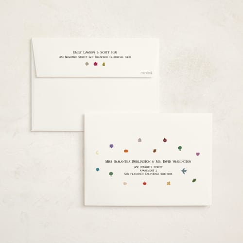 This is a cocoa baby shower invitations with standard by Studio Suku called fall baby printing on signature in standard