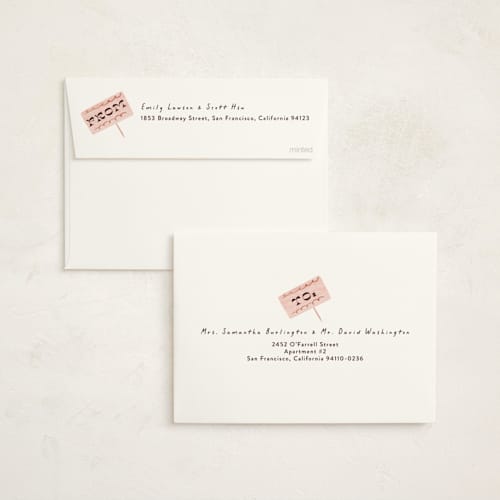 This is a cream baby shower invitations with standard by Gwen Bedat called kangaroo pop printing on signature in standard