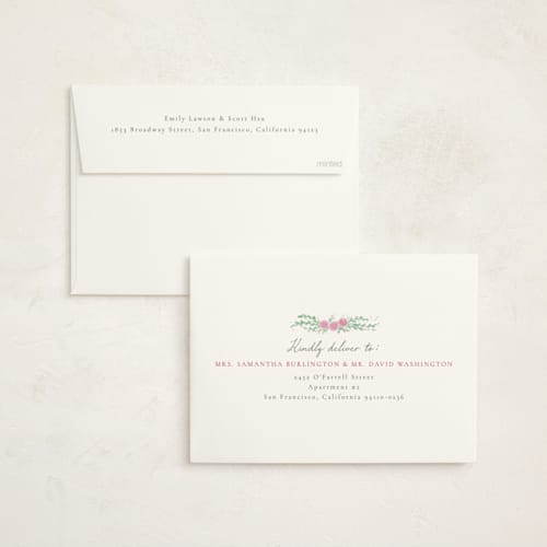 This is a melon baby shower invitations with standard by frau brandt called french style printing on signature in standard