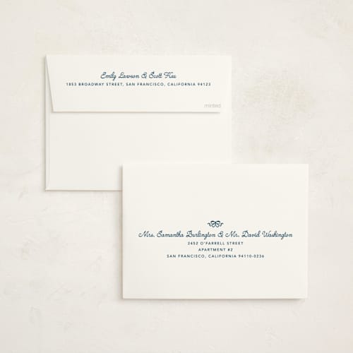This is a marina baby shower invitations with standard by Olivia Raufman called mariniere printing on signature in standard