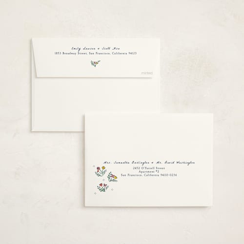 This is a midnight baby shower invitations with standard by Sarah Rosenthal called blossoming love printing on signature in standard