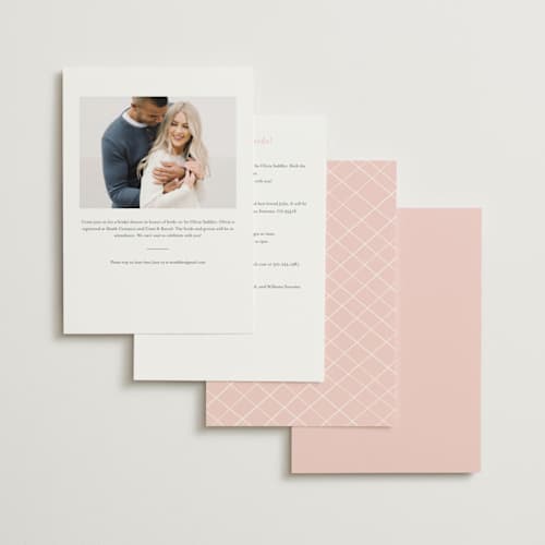 This is a creme bridal shower invitations with standard by chocomocacino called atherina printing on signature in standard