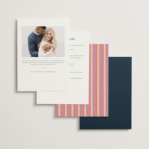 This is a azalea bridal shower invitations with standard by Susan Moyal called summer shower printing on signature in standard
