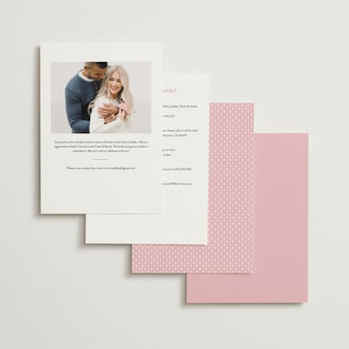 This is a grapefruit bridal shower invitations with standard by Olivia Raufman called the spritz printing on signature in standard