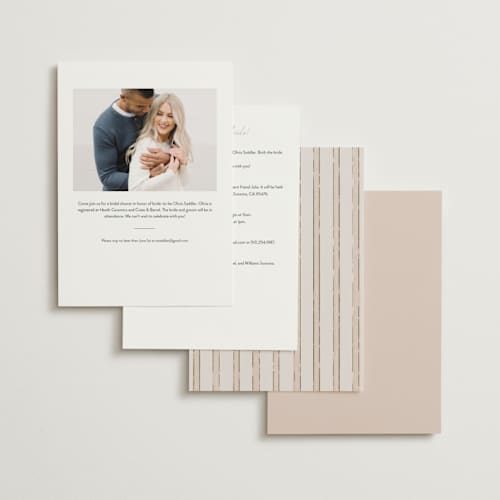 This is a roselle bridal shower invitations with standard by Vera Lim called garden frolic printing on signature in standard