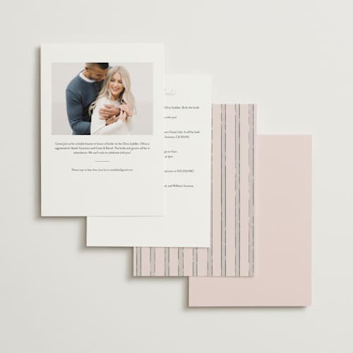 This is a flutter bridal shower invitations with standard by Vera Lim called garden frolic printing on signature in standard