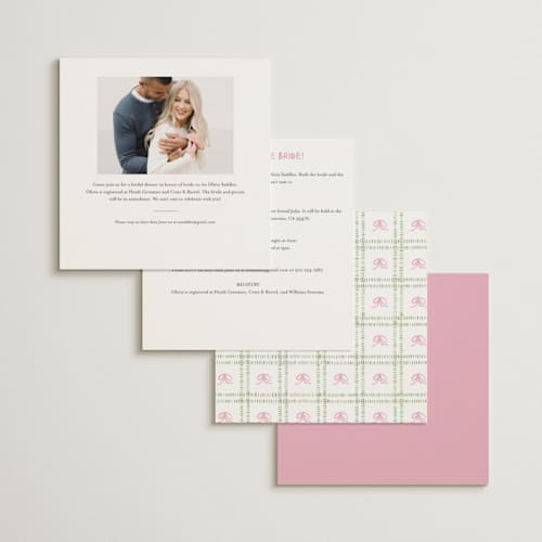 This is a garden glory bridal shower invitations with standard by Creo Study called bride to be printing on signature in standard