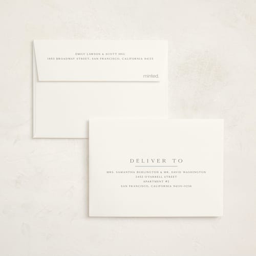 This is a sky baby thank you cards with foil pressed by Nicole Walsh called modern stripe printing on strathmore in standard