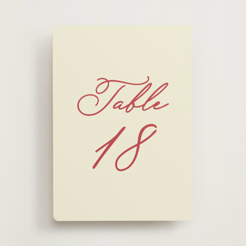 This is a burgundy table numbers by Helena Vitto called elizabeth burgundy (set of 20) in standard