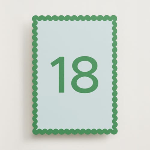 This is a clover table numbers by Kelly Schmidt called meet us clover (set of 20) in standard