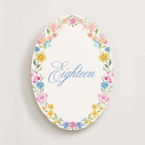 This is a meadow table numbers by Petra Kern called everlasting romance meadow (set of 20) in standard
