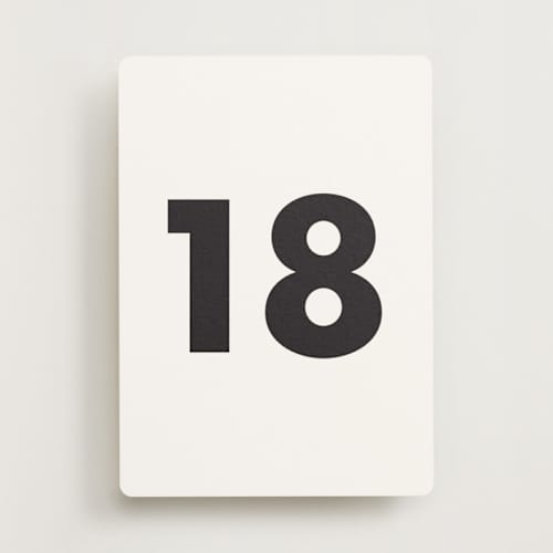 This is a tuxedo table numbers by Ellen Schlegelmilch called sienna tuxedo (set of 20) in standard