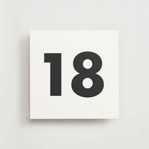 This is a tuxedo table numbers by Ellen Schlegelmilch called sienna tuxedo (set of 20) in standard