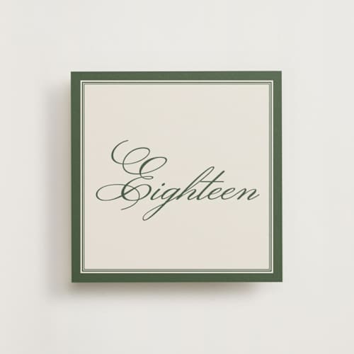 This is a pine table numbers by Kelly Watkins called emerson pine (set of 20) in standard