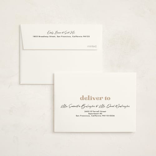 This is a cotton baby thank you cards with standard by Corinne Malesic called dynamic duo printing on strathmore in standard