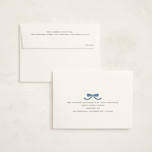 This is a marine baby thank you cards with standard by Kelly Watkins called layered gingham printing on strathmore in standard