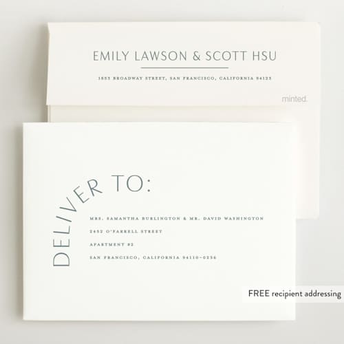 This is a snow birth announcements with standard by Lauren Chism called take shape printing on recycled smooth signature in standard