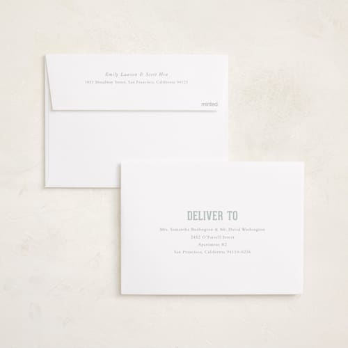 This is a limestone birth announcements with standard by Sara Hicks Malone called preppy baby printing on recycled smooth signature in standard