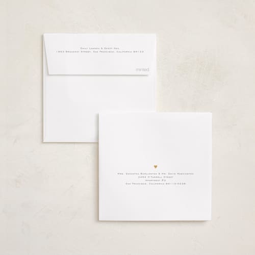 This is a natural rainbow birth announcements with standard by Sierra Lee called soft strips printing on recycled smooth signature in standard