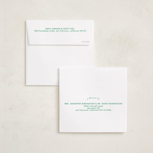 This is a grass birth announcements with standard by Phrosné Barwood called my child printing on recycled smooth signature in standard