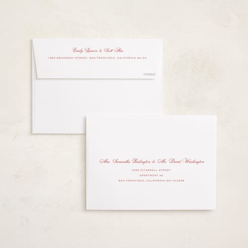 This is a strawberry birth announcements with standard by Carolyn MacLaren called preppy cloud printing on recycled smooth signature in standard