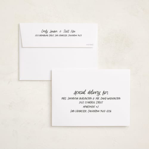 This is a cloud birth announcements with standard by Lea Delaveris called all write printing on recycled smooth signature in standard