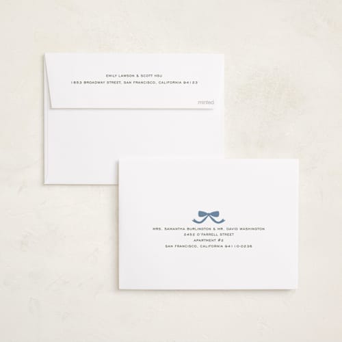 This is a marine birth announcements with standard by Kelly Watkins called layered gingham printing on recycled smooth signature in standard