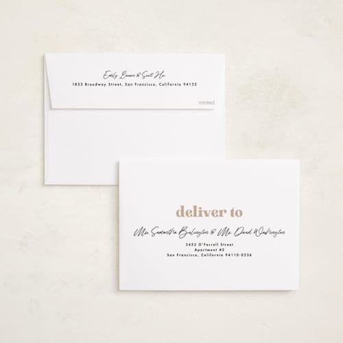 This is a cotton birth announcements with standard by Corinne Malesic called dynamic duo printing on recycled smooth signature in standard
