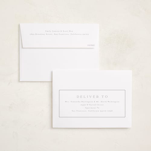 This is a latte birth announcements with standard by Kristie Kern called camden printing on recycled smooth signature in standard