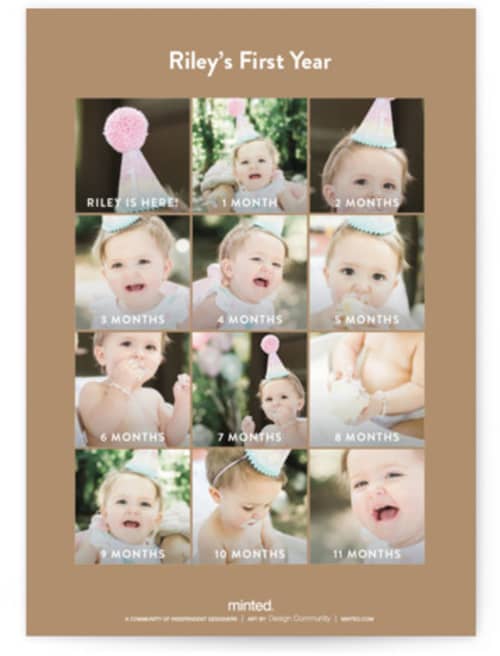 This is a goldenrod kids birthday invitations with foil pressed by Phrosné Barwood called i am one printing on recycled smooth signature in standard