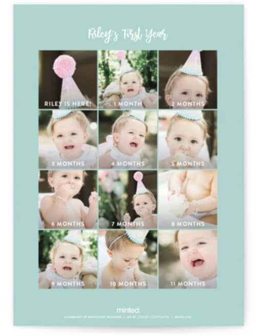 This is a deep sea kids birthday invitations with foil pressed by peetie design called glitter mermaid printing on signature in standard