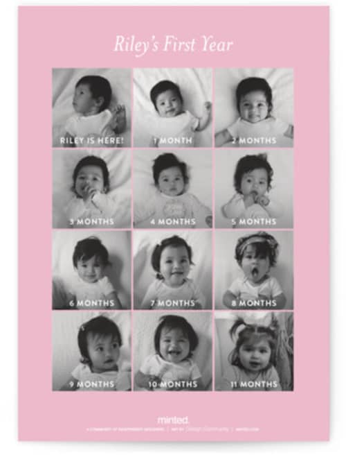 This is a rose kids birthday invitations with foil pressed by Kanika Mathur called little ballerina printing on signature in standard