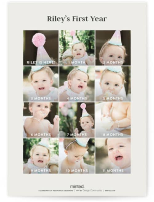 This is a pudding kids birthday invitations with foil pressed by Anastasia Makarova called birthday swirls printing on signature in standard