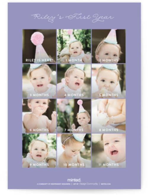 This is a wisteria kids birthday invitations with foil pressed by Hudson meet Rose called garden printing on signature in standard