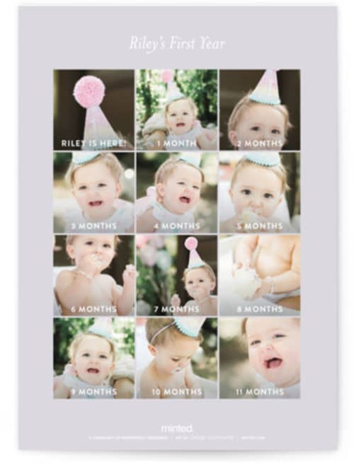 This is a lunar kids birthday invitations with foil pressed by Leah Bisch called out of this world printing on signature in standard