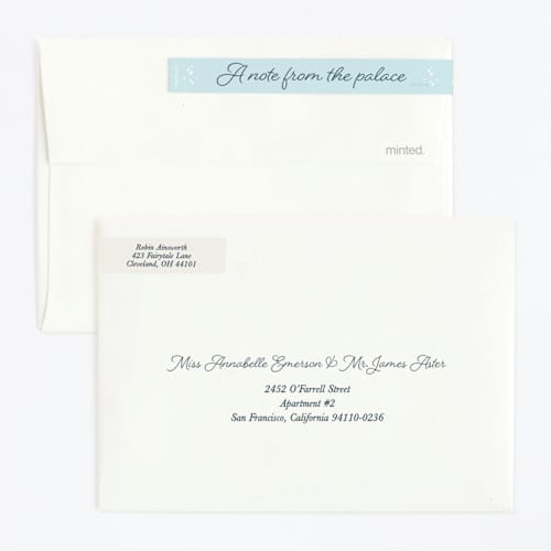 This is a sky kids birthday invitations with foil pressed by Megan Cash called disney cinderella princess dress printing on signature in standard