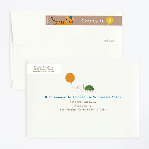 This is a sugar cookie kids birthday invitations with standard by Jennifer Wick called confetti crew printing on signature in standard