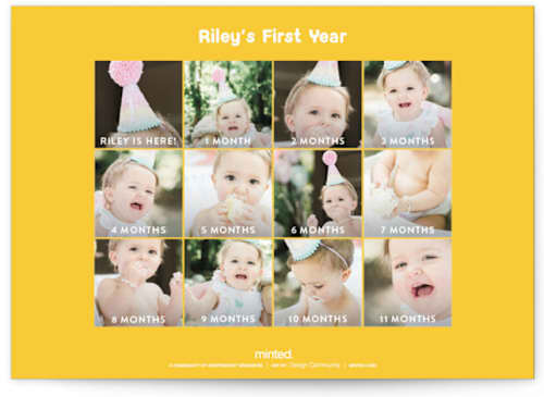 This is a lemon drop kids birthday invitations with standard by Nicole Senecal called party zone printing on signature in standard