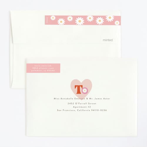This is a petal kids birthday invitations with standard by chocomocacino called lei printing on signature in standard