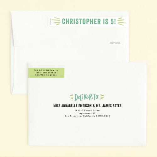 This is a fern kids birthday invitations with standard by Alethea and Ruth called dino party hat printing on signature in standard