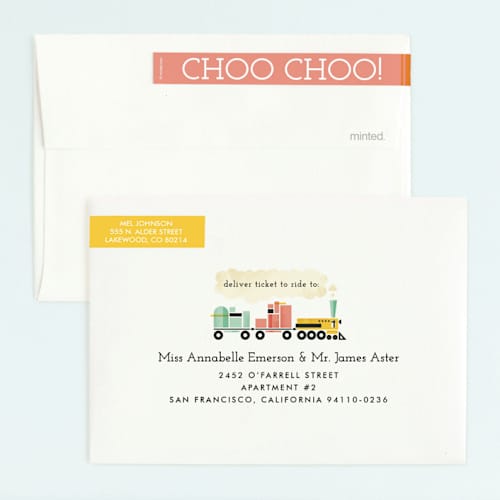 This is a rose kids birthday invitations with standard by Kayla King called mod conductor printing on signature in standard
