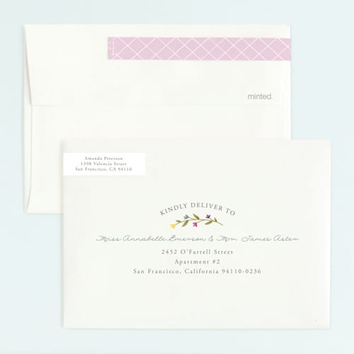 This is a silk kids birthday invitations with standard by JeAnna Casper called disney princess party printing on signature in standard