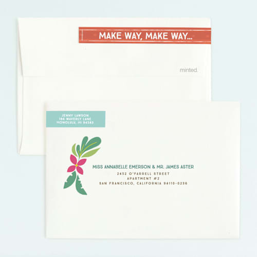 This is a shell kids birthday invitations with standard by Itsy Belle Studio called disney's moana make way, make way printing on signature in standard