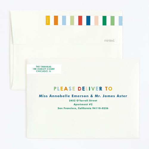 This is a spectrum kids birthday invitations with standard by Baumbirdy called this guy printing on signature in standard