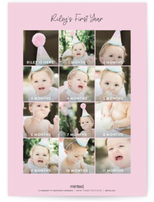 This is a daisy kids birthday invitations with standard by Little Print Design called daisys printing on signature in standard