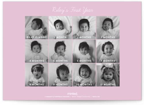 This is a lilac kids birthday invitations with standard by Carmi Cioni called sweet unicorn printing on signature in standard